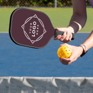Raquette De Pickleball Code QR noir élégant et élégant