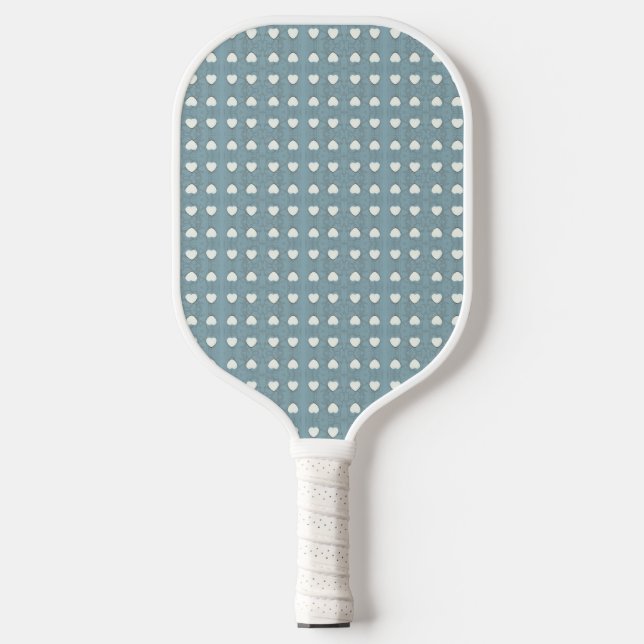 Raquette De Pickleball Coeurs de Marshmallow (Recto)