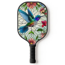 Colibri gracieux avec effet de verre tendu