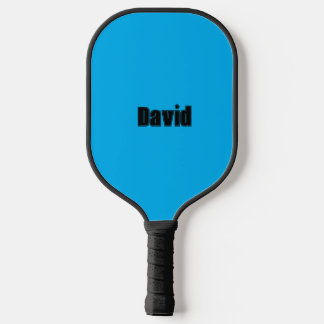 Raquette De Pickleball Collage de nom personnalisé Police de sport Person