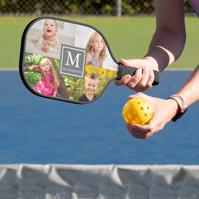 Raquette De Pickleball Collage de photos de famille (Insitu)