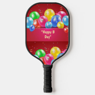 Raquette De Pickleball Colorful Birthday Party Pickleball Paddle 