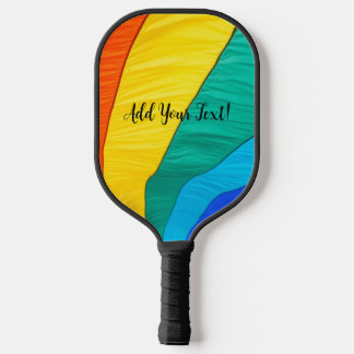 Raquette De Pickleball Conception arc-en-ciel avec personnalisation