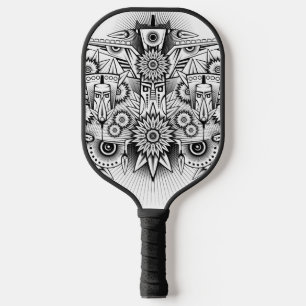Raquette De Pickleball Conception artistique tribale