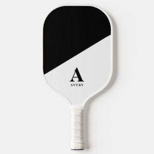 Raquette De Pickleball Conception de jeunesse personnalisée tendance noir