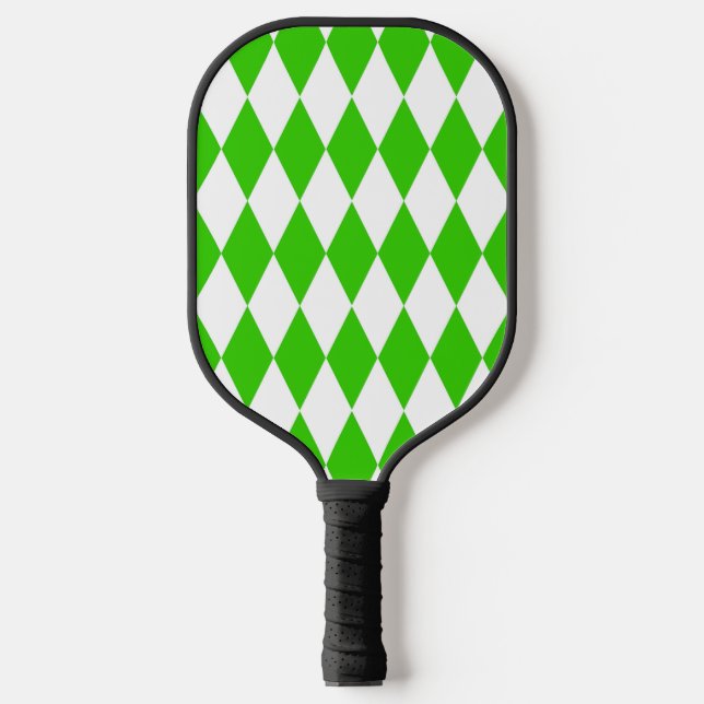 Raquette De Pickleball Conception des carreaux de diamants de l'arlequin  (Recto)