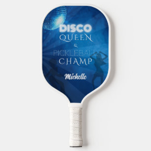 Raquette De Pickleball Cool Blue Disco Queen Pickleball Champ