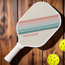 Raquette De Pickleball Coquille de mer douce vintage triée avec nom