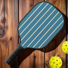 Raquette De Pickleball Couleur Aqua Profonde De Brise Du Milieu Du Siècle