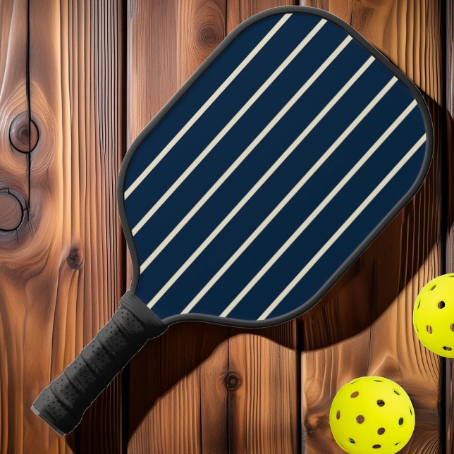 Raquette De Pickleball Couleur Bleu Milieu De Mi-Siècle (Créateur téléchargé)