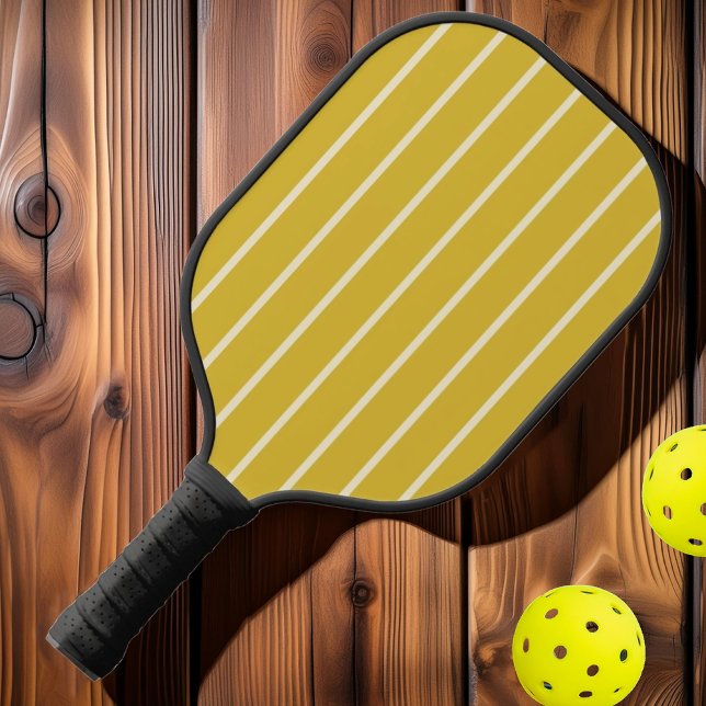 Raquette De Pickleball Couleur citron brûlé au moyen du siècle (Créateur téléchargé)