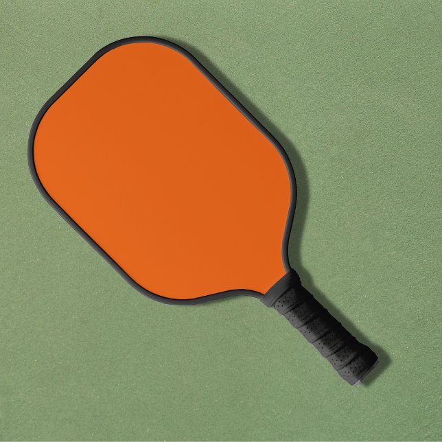 Raquette De Pickleball Couleur solide de tigre orange (Créateur téléchargé)