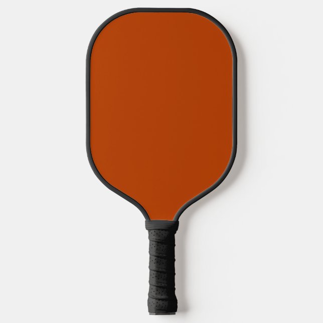 Raquette De Pickleball Couleur solide en acajou | Classique | Élégant (Recto)