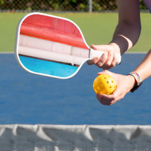 Raquette De Pickleball Couleurs caribéennes - abstrait