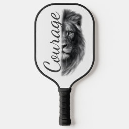 Raquette De Pickleball Courage Lion Artistique Minimal-
