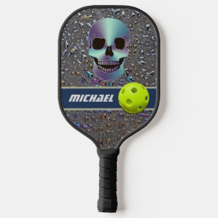 Raquette De Pickleball Crâne personnalisé sur la nappe de glace