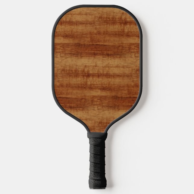 Raquette De Pickleball Curly Koa Acacia Grain (Recto)