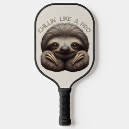 Raquette De Pickleball Cute Sloth Chillin comme un Pro