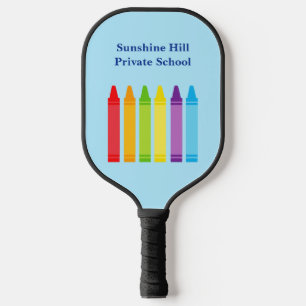 Raquette De Pickleball Cute sur mesure Enseignant de l'école primaire Cra