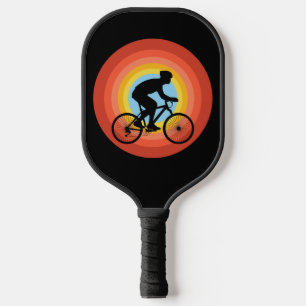 RAQUETTE DE PICKLEBALL CYCLISME COUCHER DE SOLEIL VINTAGE