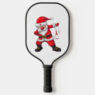 Raquette De Pickleball Dabbing Père Noël Christmas Scruter