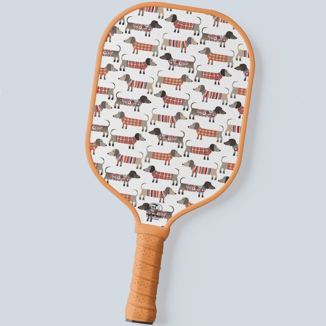 Raquette De Pickleball Dachshund Wiener Saucisse Chien (Fun Dachshund Wiener Sausage Dog pickleball paddle for dog lovers)