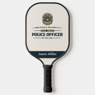Raquette de Pickleball d'Agent de Police Personnal