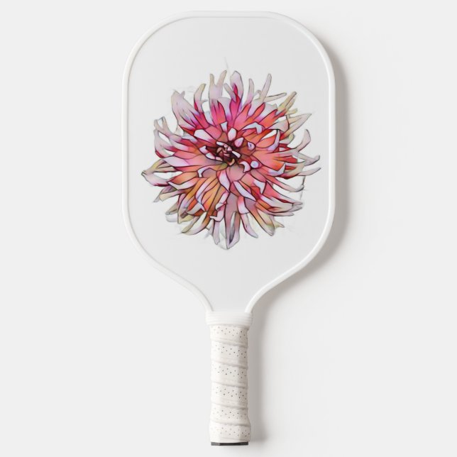 RAQUETTE DE PICKLEBALL DAHLIA FLOWER (Recto)