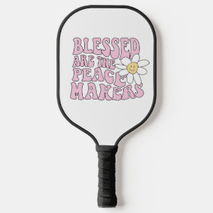 Raquette De Pickleball Daisy et les artisans de la paix Slogan