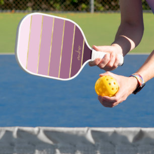 Raquette De Pickleball Dégradé rose monochromatique Personnalisation Go