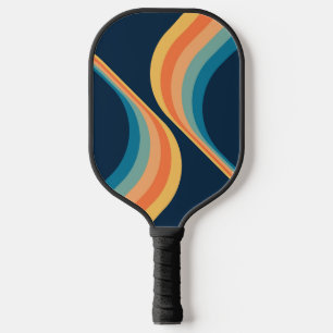 Raquette De Pickleball Design coloré d'ailes de style rétro