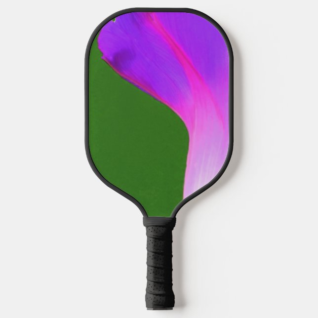 Raquette De Pickleball Design vert et violet (Recto)