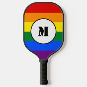 Raquette De Pickleball Dessin à cordons LGBT