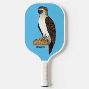 Raquette De Pickleball dessin animé d'aigle des Philippines