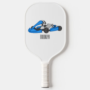 Raquette De Pickleball dessin animé de Kart racing
