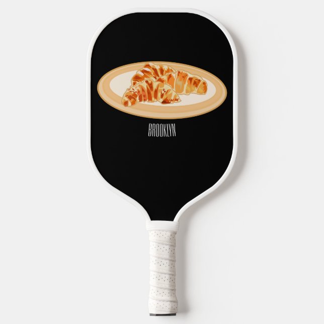 Raquette De Pickleball Dessin du Croissant (Recto)