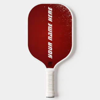 Raquette De Pickleball Diamants Rouges Personnalisés -