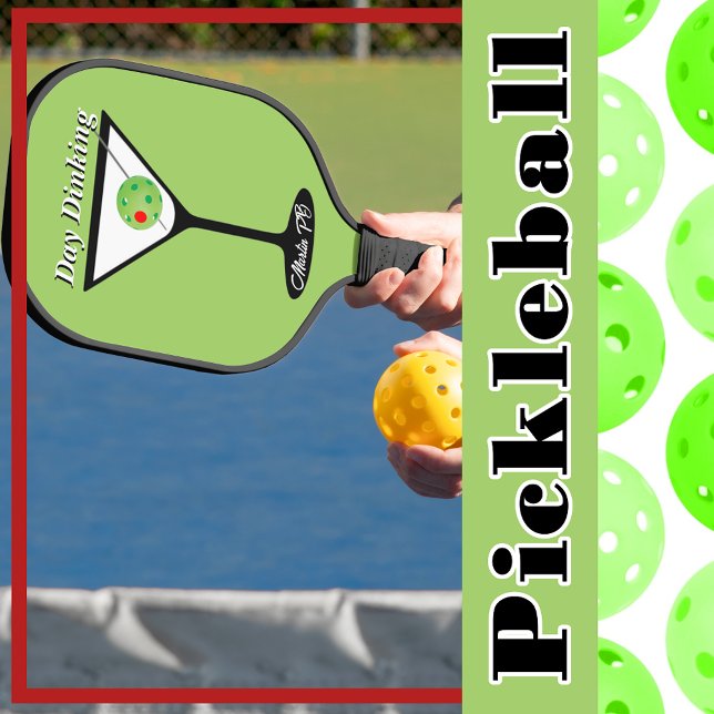 Raquette De Pickleball Diner de jour - Pickleball Martini Olive Picklebal (Créateur téléchargé)