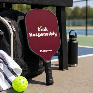 Raquette De Pickleball Dink de manière responsable Nom Rouge rubis