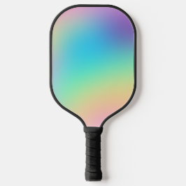 Raquette De Pickleball Doux Pastel Prismatic Gradient arc-en-ciel