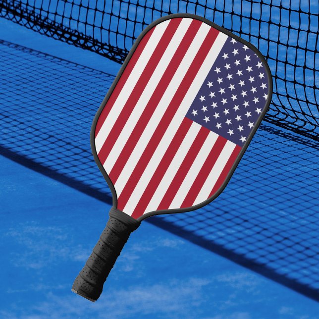 Raquette De Pickleball Drapeau américain (Créateur téléchargé)