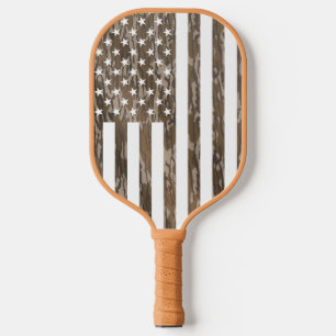 Raquette De Pickleball Drapeau américain Bottomland Camo USA