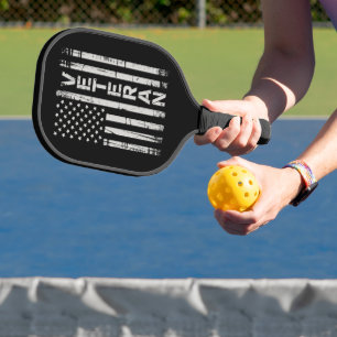 Raquette De Pickleball Drapeau américain de l'armée américaine patriotiqu