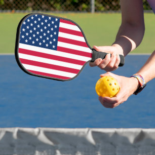Raquette De Pickleball Drapeau américain Pickleball Paddle USA Patriotic