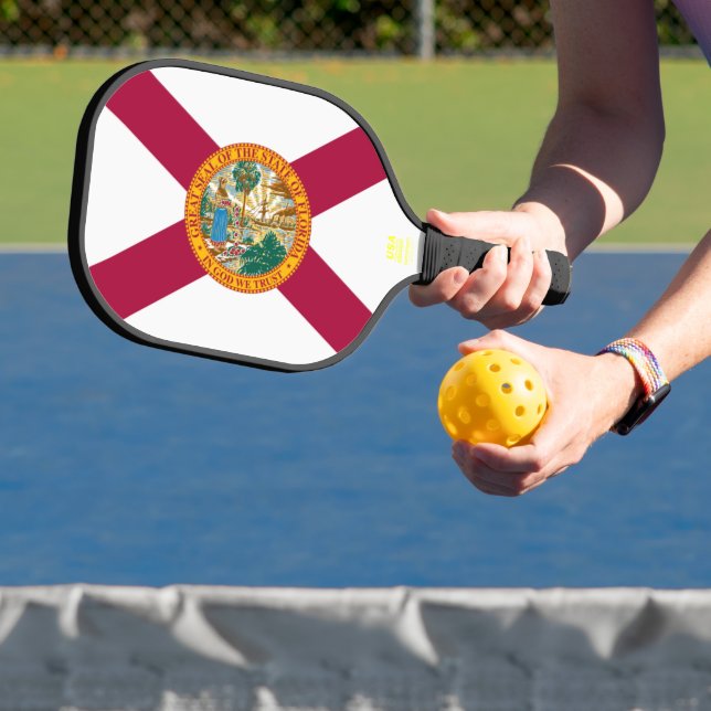 Raquette De Pickleball Drapeau de Floride (Insitu)