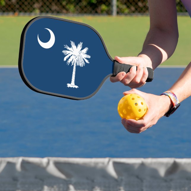 Raquette De Pickleball Drapeau de la Caroline du Sud (Insitu)