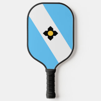 Raquette De Pickleball Drapeau de la ville de Madison (Wisconsin)