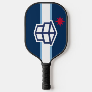 Raquette De Pickleball Drapeau de la ville de Toledo (Ohio)