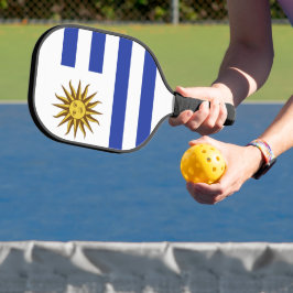Raquette De Pickleball drapeau de l'Uruguay