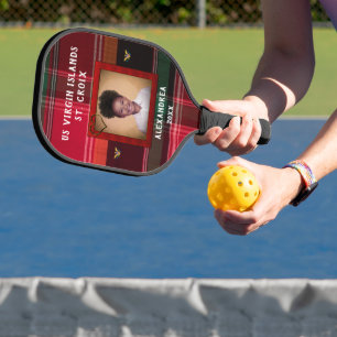 Raquette De Pickleball Drapeau des îles Vierges américaines St. Croix Mad